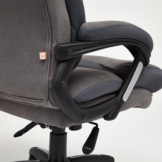 Компьютерное кресло DUKE флок/ткань, серый/серый, 29/TW-12 арт.14039 в Глазове - изображение 19