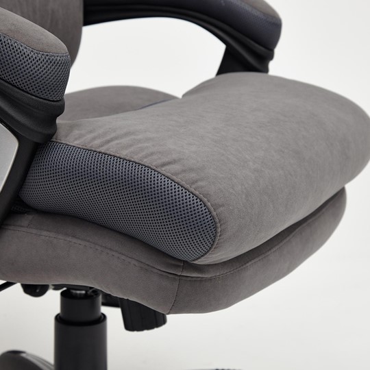 Компьютерное кресло DUKE флок/ткань, серый/серый, 29/TW-12 арт.14039 в Глазове - изображение 23