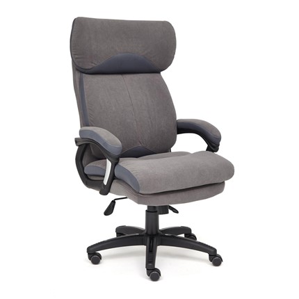 Компьютерное кресло DUKE флок/ткань, серый/серый, 29/TW-12 арт.14039 в Глазове - изображение