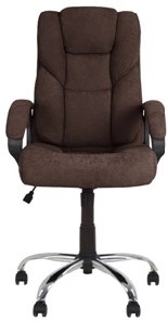 Кресло офисное MORFEO (CHR68) ткань SORO-28, коричневая в Глазове