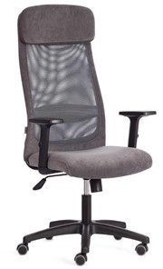 Компьютерное кресло PROFIT PLT флок/ткань, серый, 29/W-12, арт.20537 в Ижевске