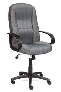 Компьютерное кресло СН833 ткань/сетка, серая/серая, арт.10327 в Глазове