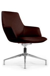 Кресло в офис Spell-ST (С1719), темно-коричневый в Сарапуле