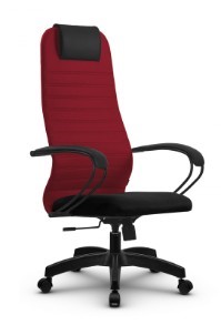 Офисное кресло SU-BK130-10 PL красный/черный в Сарапуле