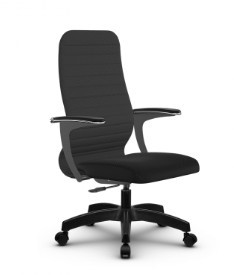 Офисное кресло SU-CU160-10P PL темно-серый/черный в Сарапуле - предосмотр
