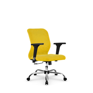 Кресло офисное SU-Mr-4/подл.200/осн.003 желтый в Глазове