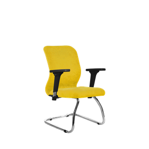 Кресло компьютерное SU-Mr-4/подл.200/осн.007 желтый в Глазове