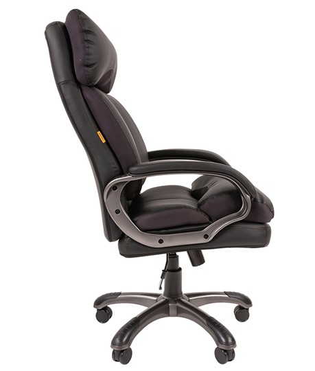 Кресло компьютерное CHAIRMAN 505 Экокожа черная в Сарапуле - изображение 3