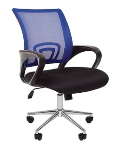 Офисное кресло CHAIRMAN 696 CHROME Сетка TW-05 (синий) в Сарапуле