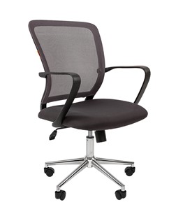 Офисное кресло CHAIRMAN 698 CHROME new Сетка TW-04 (серый) в Сарапуле