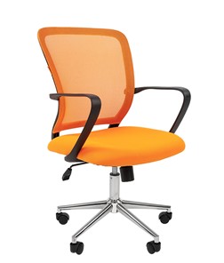 Офисное кресло CHAIRMAN 698 CHROME new Сетка TW-66 (оранжевый) в Сарапуле