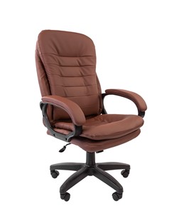 Компьютерное кресло CHAIRMAN 795 LT, экокожа, цвет коричневый в Сарапуле