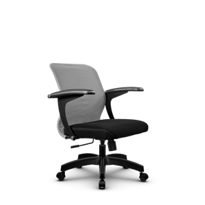 Офисное кресло SU-M-4/подл.160/осн.001, Светло-серый/Черный в Сарапуле