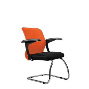 Офисный стул SU-M-4/подл.160/осн.007, Оранжевый/Черный в Ижевске