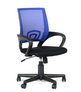 Офисное кресло CHAIRMAN 696 black Сетчатый акрил DW61 синий в Глазове