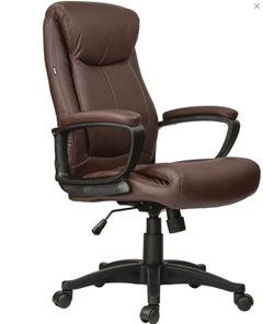 Офисное кресло BRABIX "Enter EX-511", экокожа, коричневое, 531163 в Сарапуле