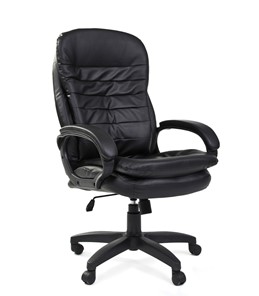 Кресло компьютерное CHAIRMAN 795 LT, экокожа, цвет черный в Глазове