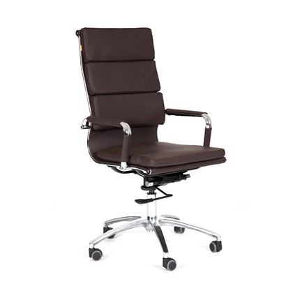 Кресло CHAIRMAN 750 экокожа коричневая в Глазове - изображение
