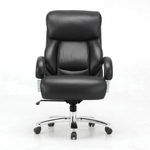 Кресло компьютерное Brabix Premium Pride HD-100 (натуральная кожа, черное) 531940 в Ижевске