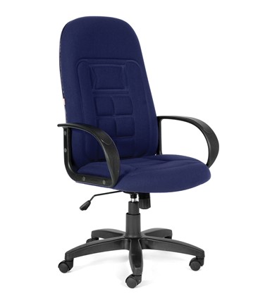 Компьютерное кресло CHAIRMAN 727 ткань ст., цвет синий в Сарапуле - изображение