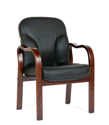 Кресло CHAIRMAN 658 Натуральная кожа черный в Сарапуле - изображение
