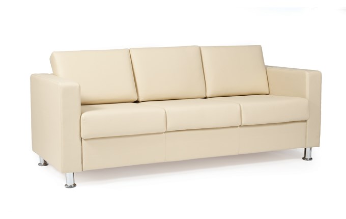 Прямой диван Симпл трехместный, экокожа в Глазове - изображение 1