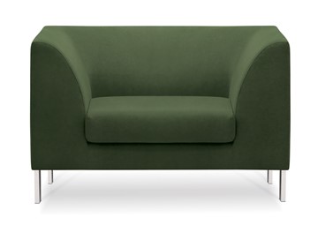 Кресло офисное Сиеста, ткань Сахара / зеленая С39 в Ижевске