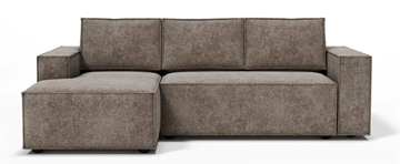 Угловой диван с оттоманкой Лофт 263х159х93 (НПБ/Тик-так) в Глазове