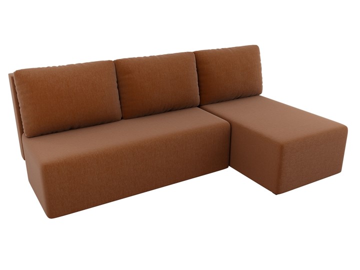 Угловой диван Поло, Коричневый (рогожка) в Сарапуле - изображение 3