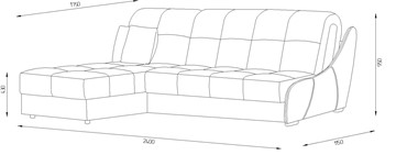Угловой диван Токио (ППУ) в Сарапуле - предосмотр 1