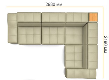 Угловой диван N-0-M ДУ (П1+ПС+УС+Д2+П1) в Глазове - предосмотр 4