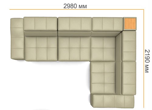 Угловой диван N-0-M ДУ (П1+ПС+УС+Д2+П1) в Глазове - изображение 4