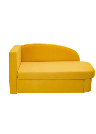 Мягкий диван левый Тедди желтый в Глазове - изображение 1
