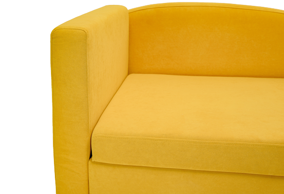 Мягкий диван левый Тедди желтый в Глазове - изображение 2