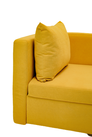 Мягкий диван левый Тедди желтый в Глазове - изображение 5