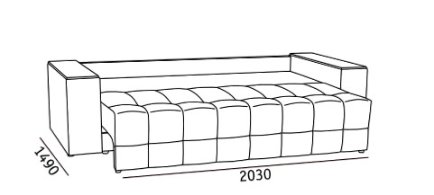 Прямой диван Элегант БД 2022 в Сарапуле - изображение 5