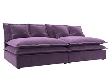 Прямой диван Лига-040, Сиреневый (микровельвет) в Сарапуле