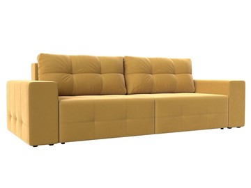 Прямой диван Перри НПБ, Желтый (микровельвет) в Сарапуле