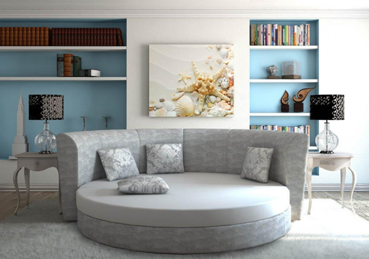 Круглый диван-кровать Смайл в Сарапуле - изображение 5