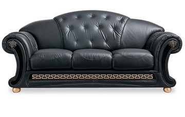 Раскладной диван Versace (3-х местный) black в Сарапуле
