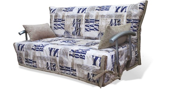 Прямой диван Аккордеон с боковинами, спальное место 1400 в Глазове - изображение