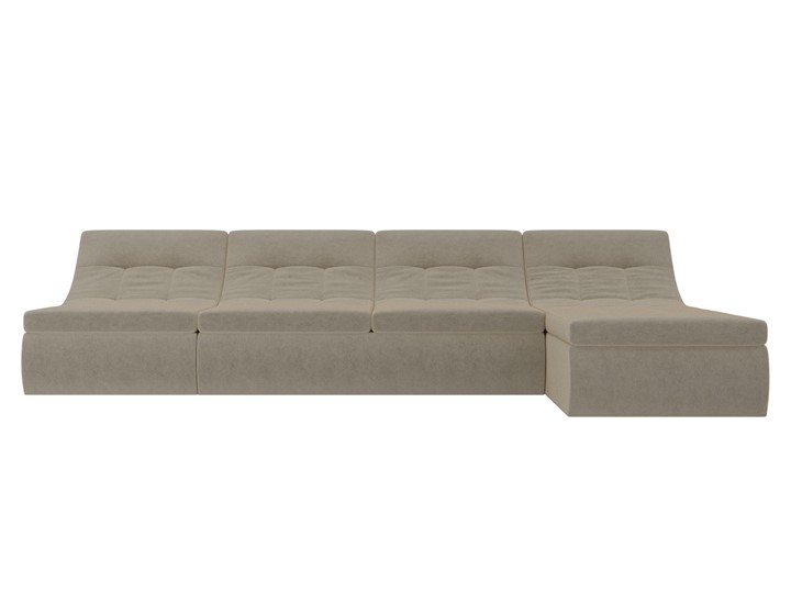 Модульный раскладной диван Холидей, Бежевый (микровельвет) в Сарапуле - изображение 5