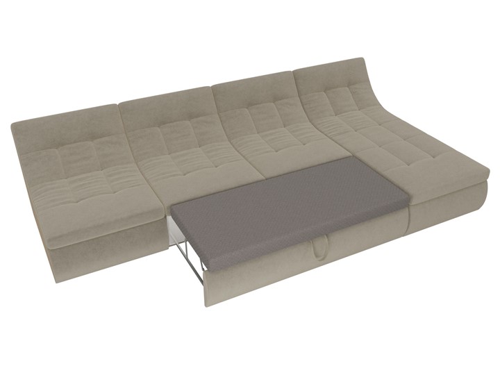 Модульный раскладной диван Холидей, Бежевый (микровельвет) в Глазове - изображение 6