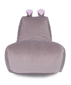 Кресло-мешок Бегемот кофе/розовый в Ижевске