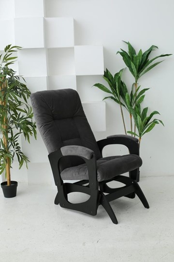 Кресло-качалка Леон маятниковая, ткань AMIGo графит 29-Т-ГР в Глазове - изображение 6