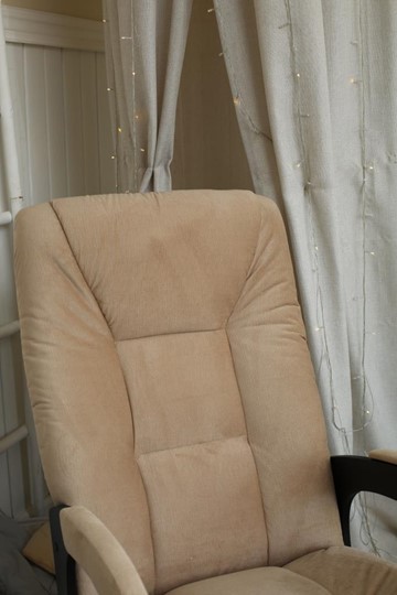 Кресло-качалка Леон маятниковая, ткань AMIGo песок 29-Т-П в Глазове - изображение 7