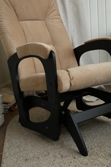Кресло-качалка Леон маятниковая, ткань AMIGo песок 29-Т-П в Глазове - изображение 8