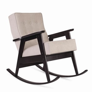 Кресло-качалка Ретро (венге / 02 - светло-серый) в Сарапуле