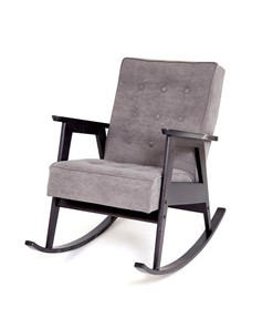 Кресло-качалка Ретро (венге / RS 15 - темно-серый) в Сарапуле