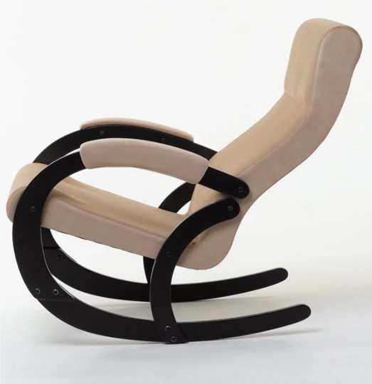 Кресло-качалка в гостиную Корсика, ткань Amigo Beige 34-Т-AB в Глазове - изображение 1